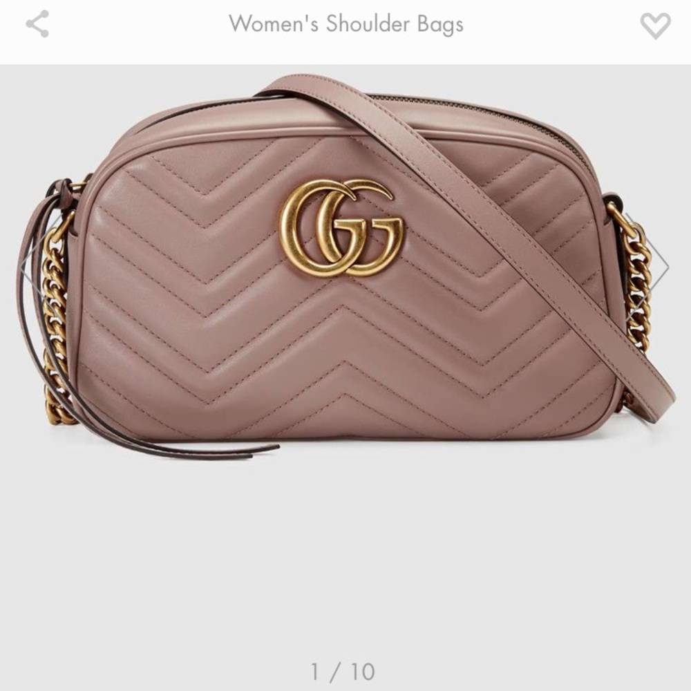 ❌SOLD❌Gucci Marmont Small Matelasse Bag nude